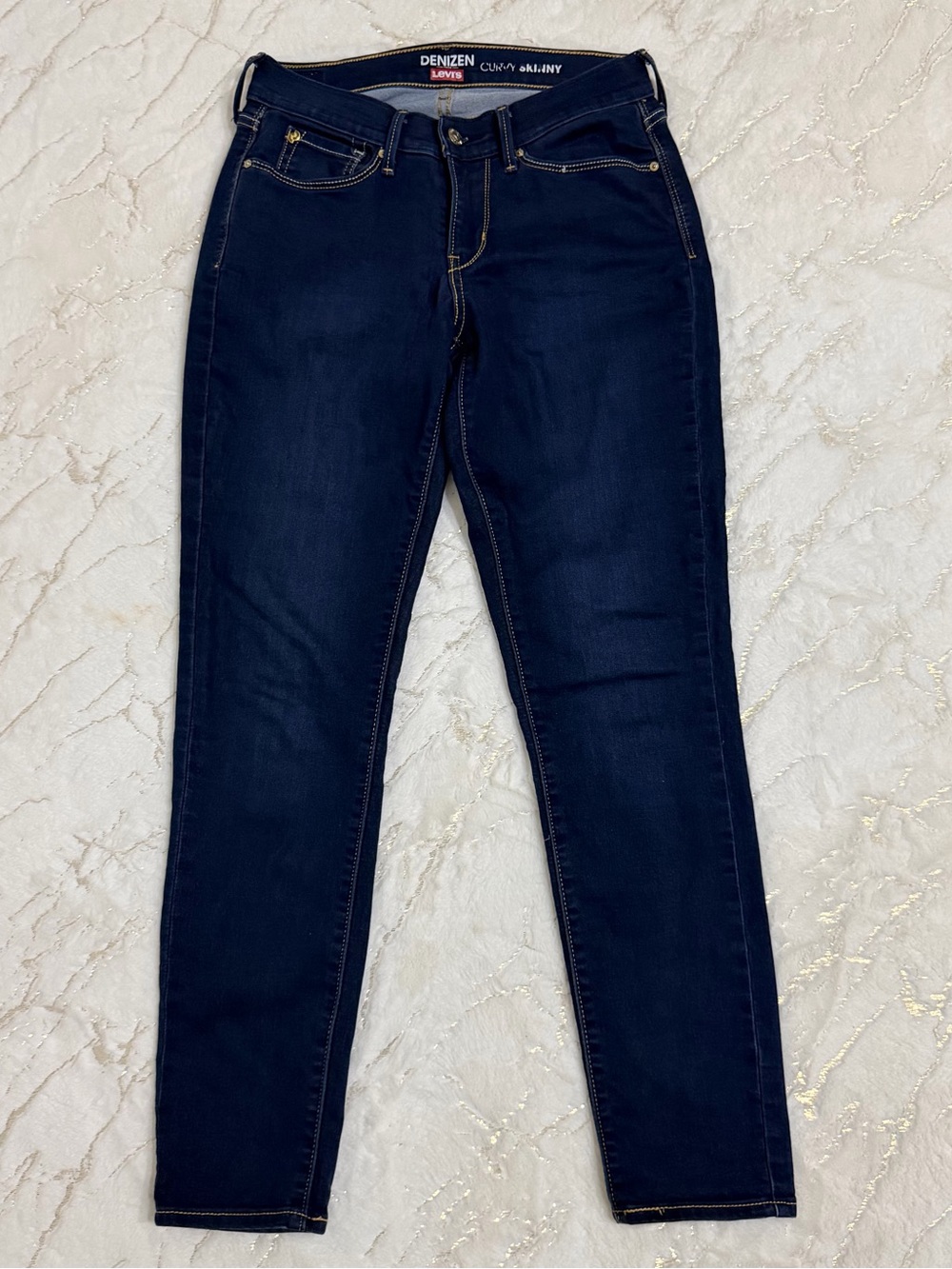 Dark Navy Curvy Skinny Jeans